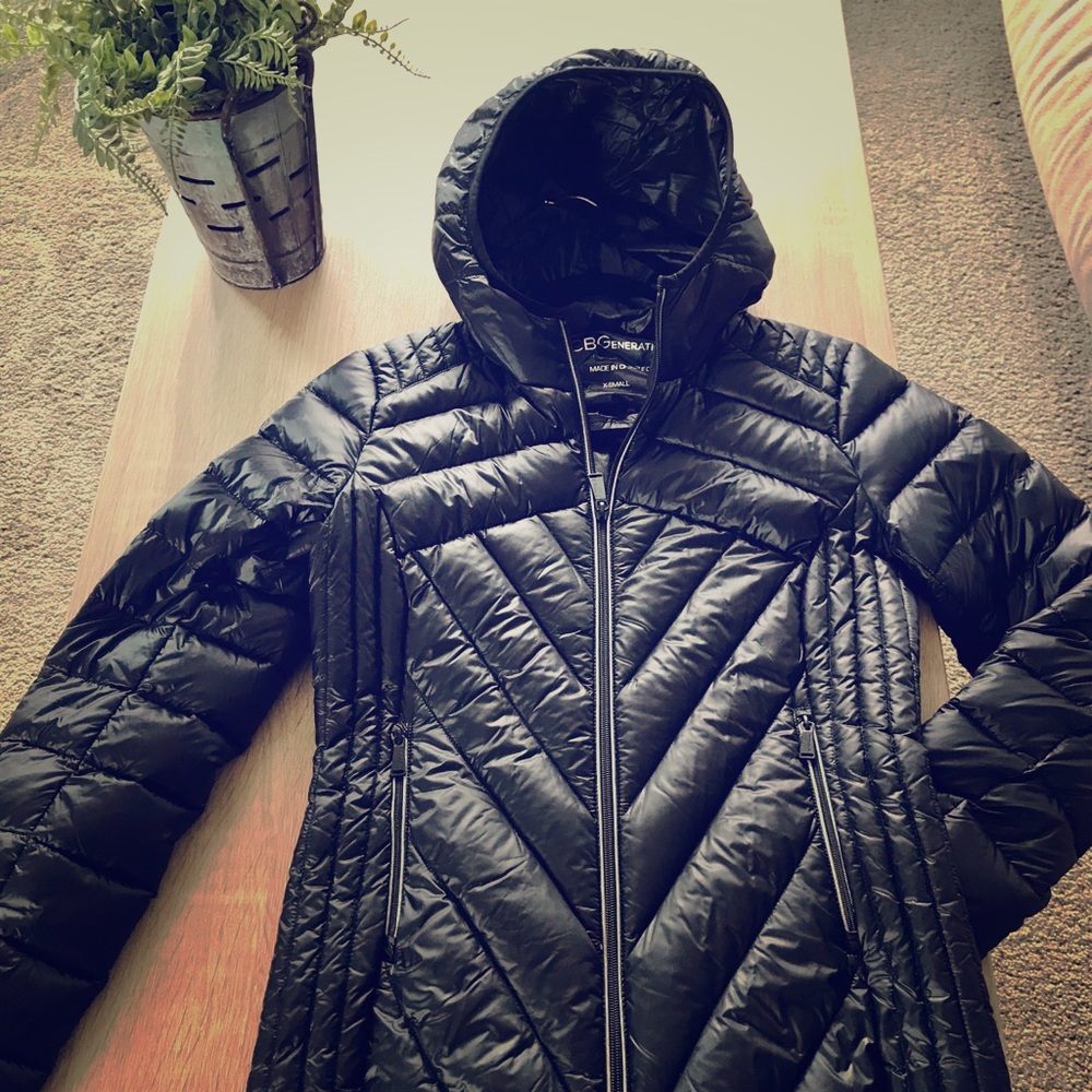 BCBG Down Jacket with Hood